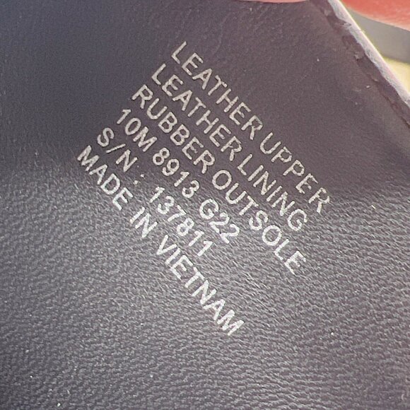 Tory Burch Benton Chelsea Ankle Boots Platform Vachetta Calf Ivory/ Black US 10 - Picture 13 of 13